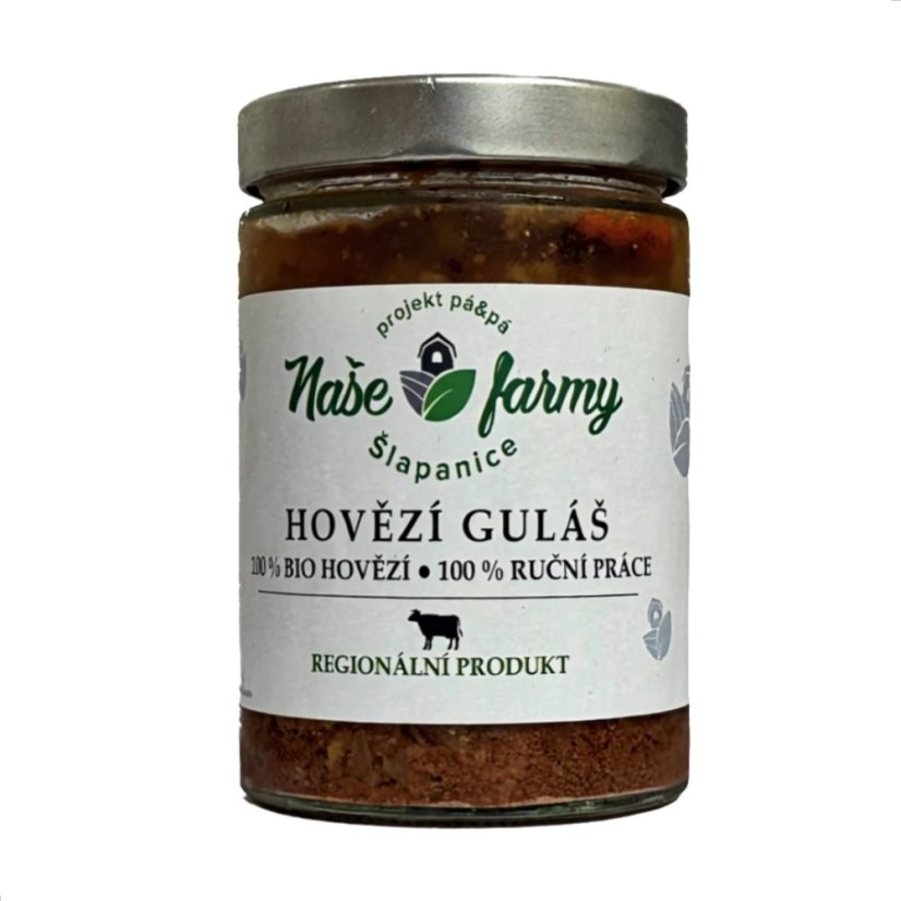 BIO Hovězí guláš 500ml